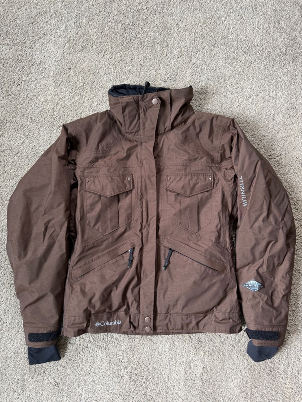 Columbia Titanium Brown Snow Jacket